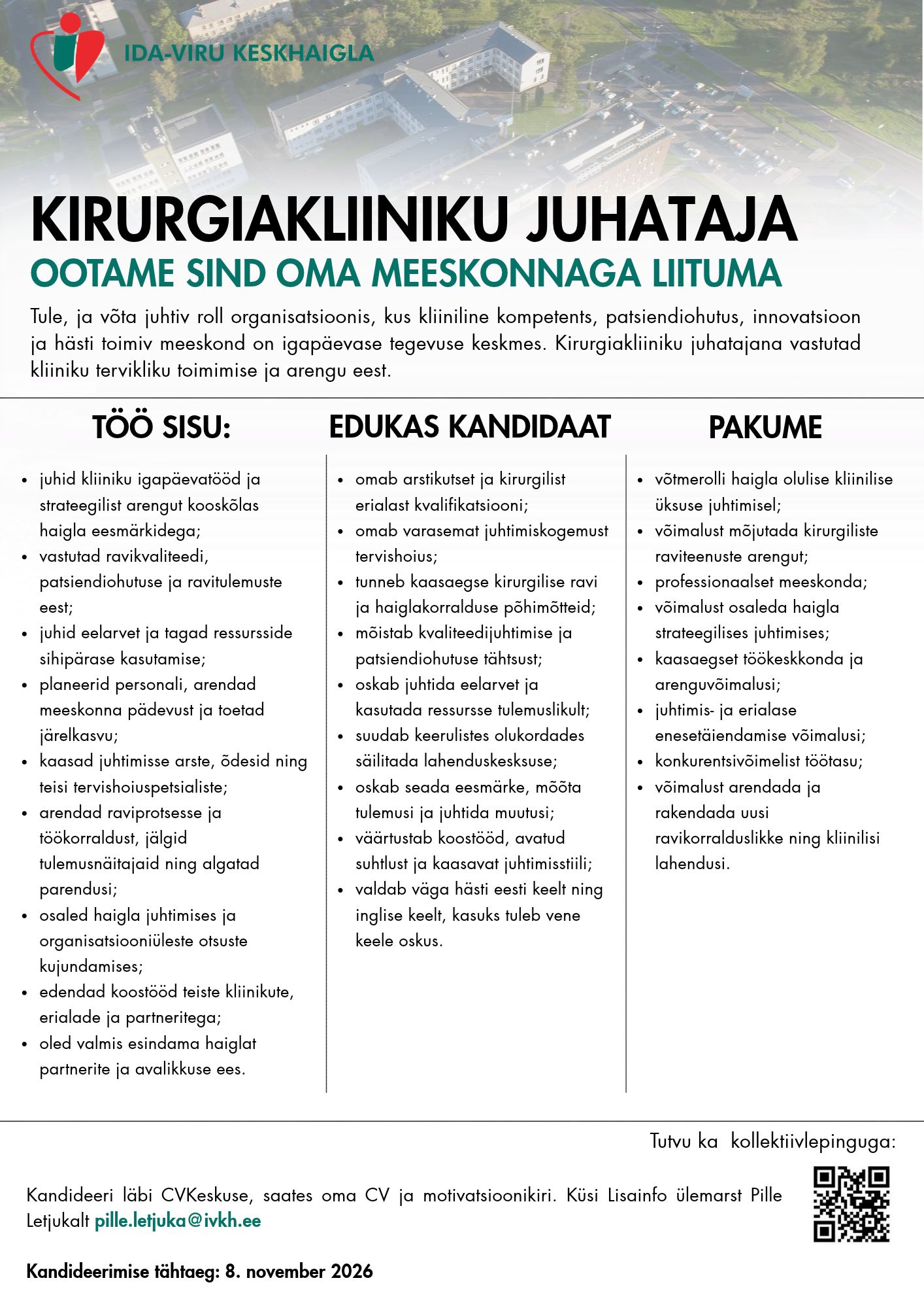 Kirurgiakliiniku juhataja